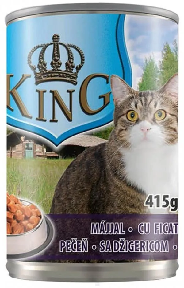 Piko Pet Консервы "King  Cat Liver" 415 г