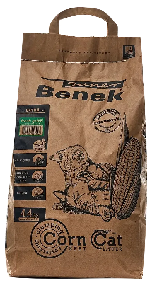 Super Benek Corn Cat Ultra (Свежая трава)