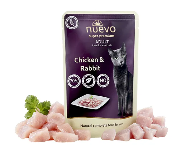 Nuevo Adult Chicken & Rabbit cat 85 гр