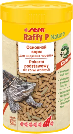 Sera Корм палочки для водных черепах "Raffy P"