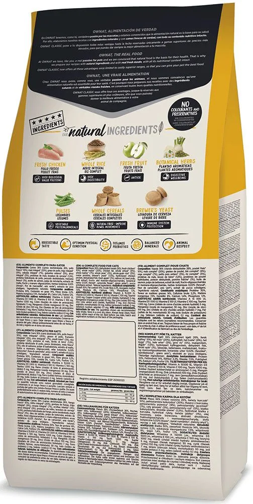 OWNAT Classic Daily Care Cat (Курица)