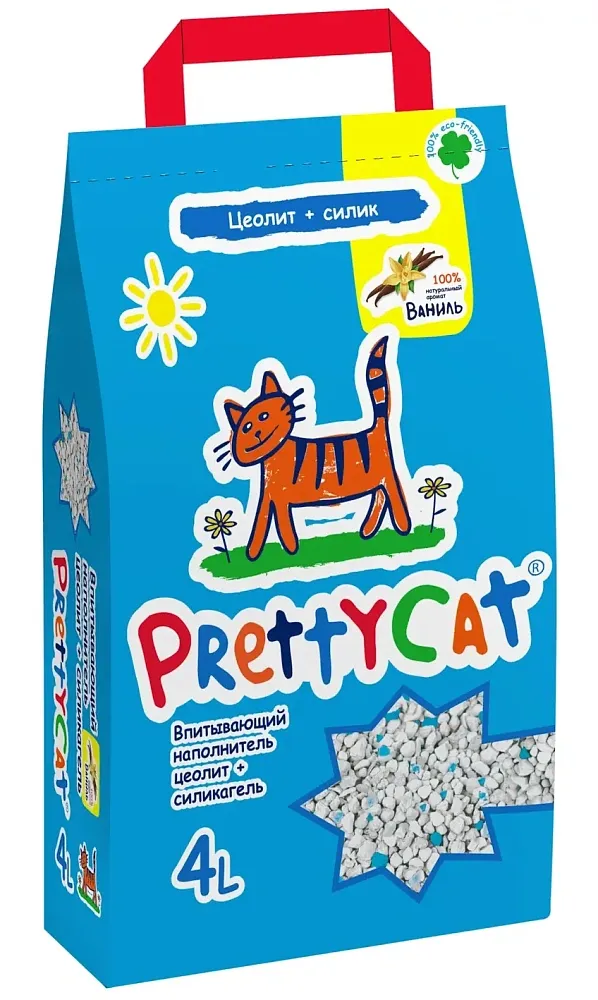 PrettyCat Наполнитель глиняный с део-кристаллами Aroma Fruit