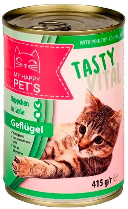 My Happy Pets Консервы для кошек (Домашняя птица)