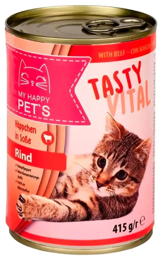 My Happy Pets Консервы для кошек (Говядина)