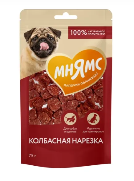 Мнямс Колбасная нарезка для собак