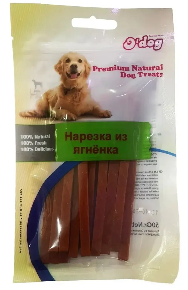 O'dog Лакомство Нарезка из ягненка