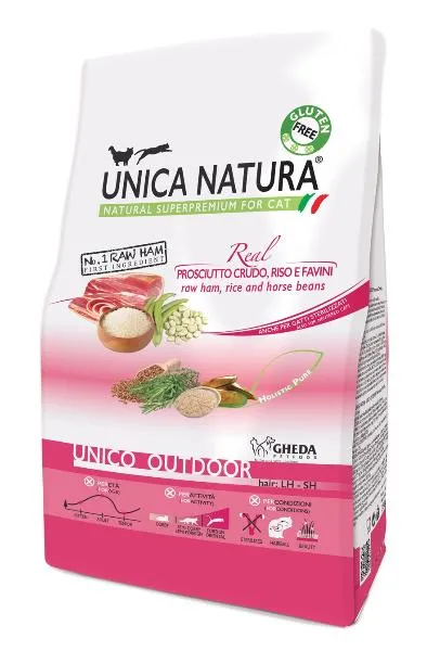 Unica Natura Unico Outdoor (Ветчина, рис, боб садовый) 350 г