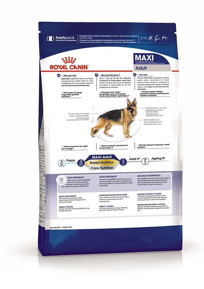 Корм Royal Canin Maxi Adult для взрослых собак крупных размеров