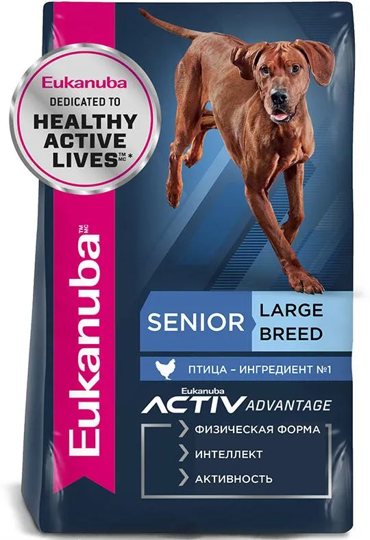 Eukanuba Senior 7+ Large (Птица)