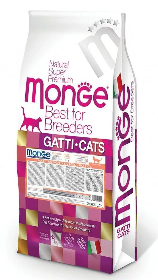 Корм Monge Cat Breeders Adult (Лосось) для кошек