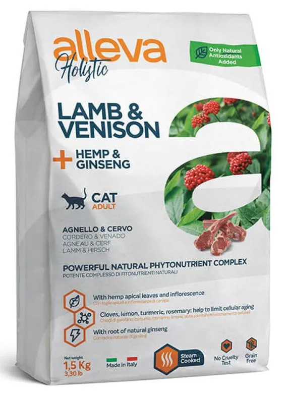 Alleva Holistic Adult Cat (Ягненок и оленина)