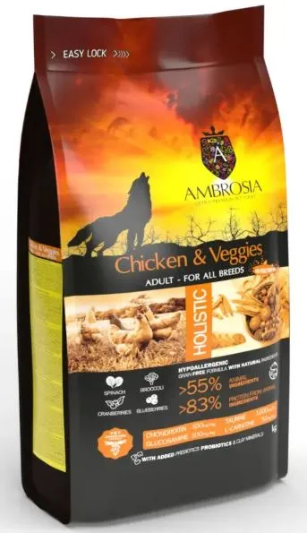AMBROSIA Adult All Breed (Курица, овощи)
