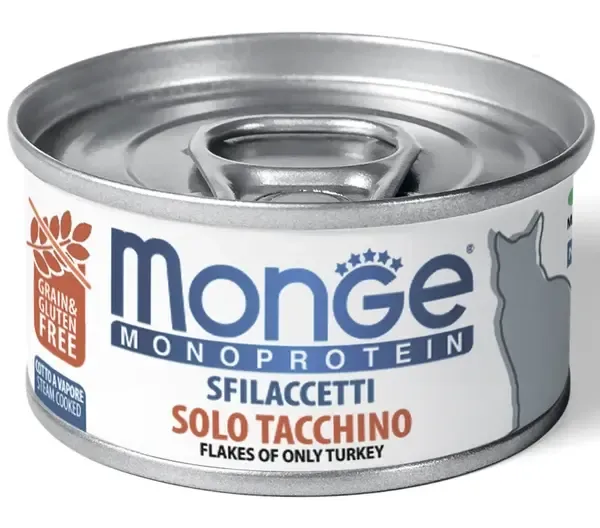 Monge Cat Monoprotein Мясные хлопья из индейки