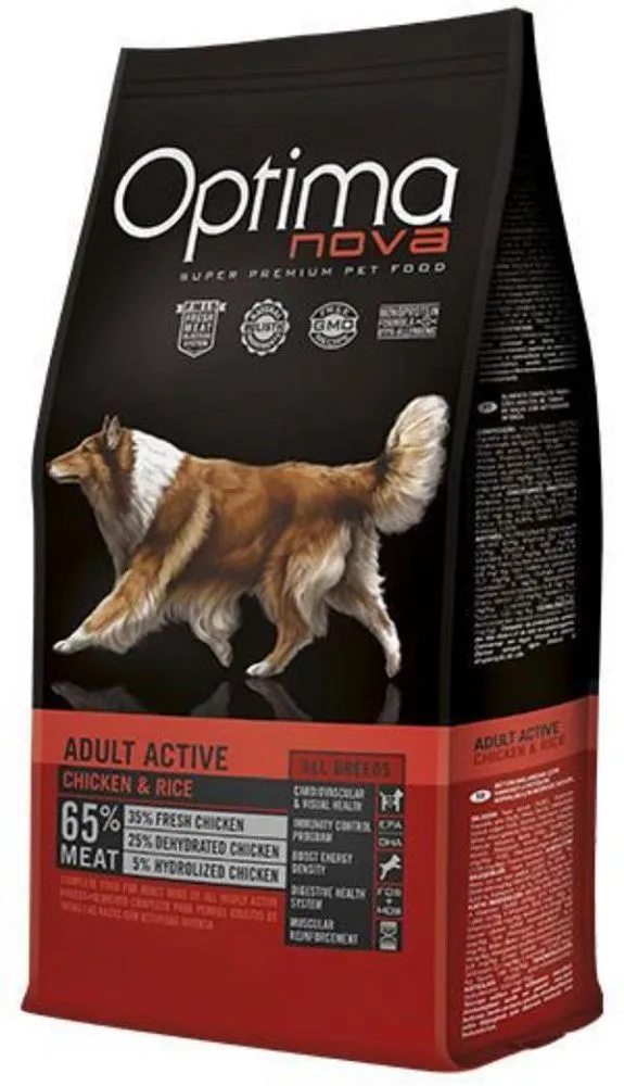 OptimaNova Adult Active (Курица и рис)