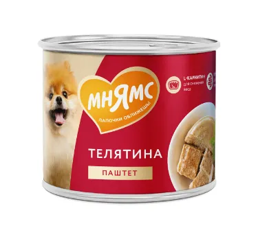 Мнямс консервы для собак Паштет из телятины "Фитнес"