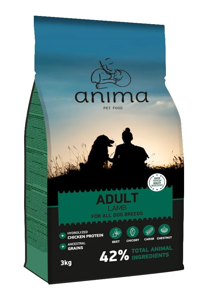 Anima Adult All Breed (Ягненок), 3 кг
