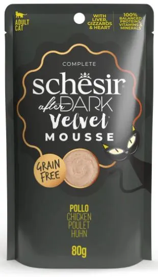 Schesir After Dark Velvet Mousse (Курица), 80 г
