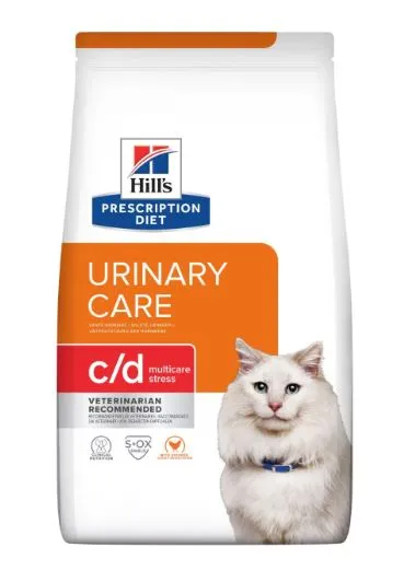 Hill's Prescription Diet c/d Multicare Urinary Stress для кошек, с курицей