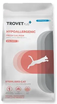 Trovet Plus Sterilised Cat Hypoallergenic (Лосось)										