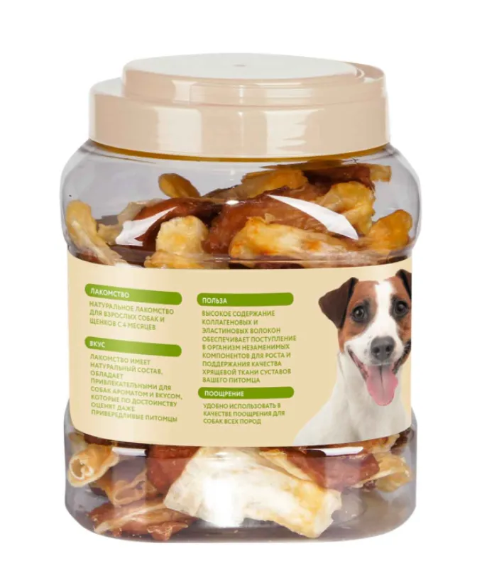 Мнямс Кроличьи уши с куриным мясом