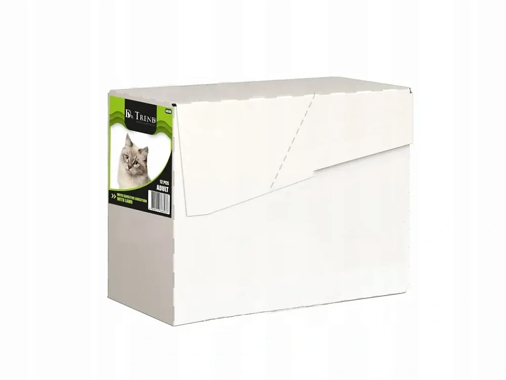 Dr.Trend Консервы для кошек с чувствительным пищеварением (Ягненок)