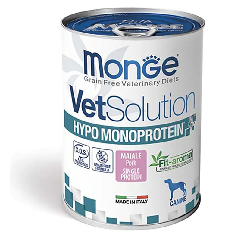 Monge VetSolution Hypo Monoprotein Dog (Свинина), 400 гр
