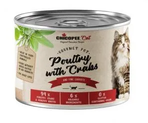 Chicopee Adult Cat (Домашняя птица с крабами)