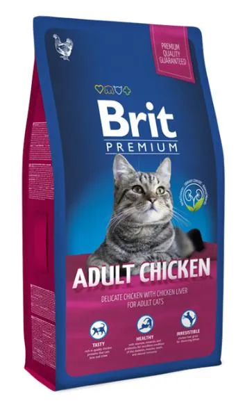 Корм Brit Premium Cat Adult (Курица) для кошек