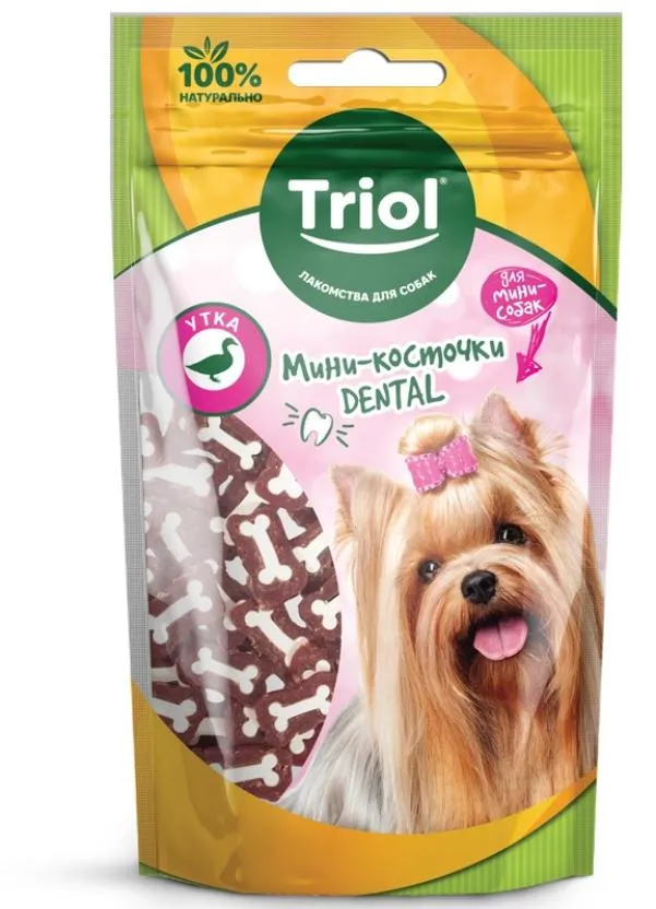 Triol Мини-косточки DENTAL из утки для мини-собак