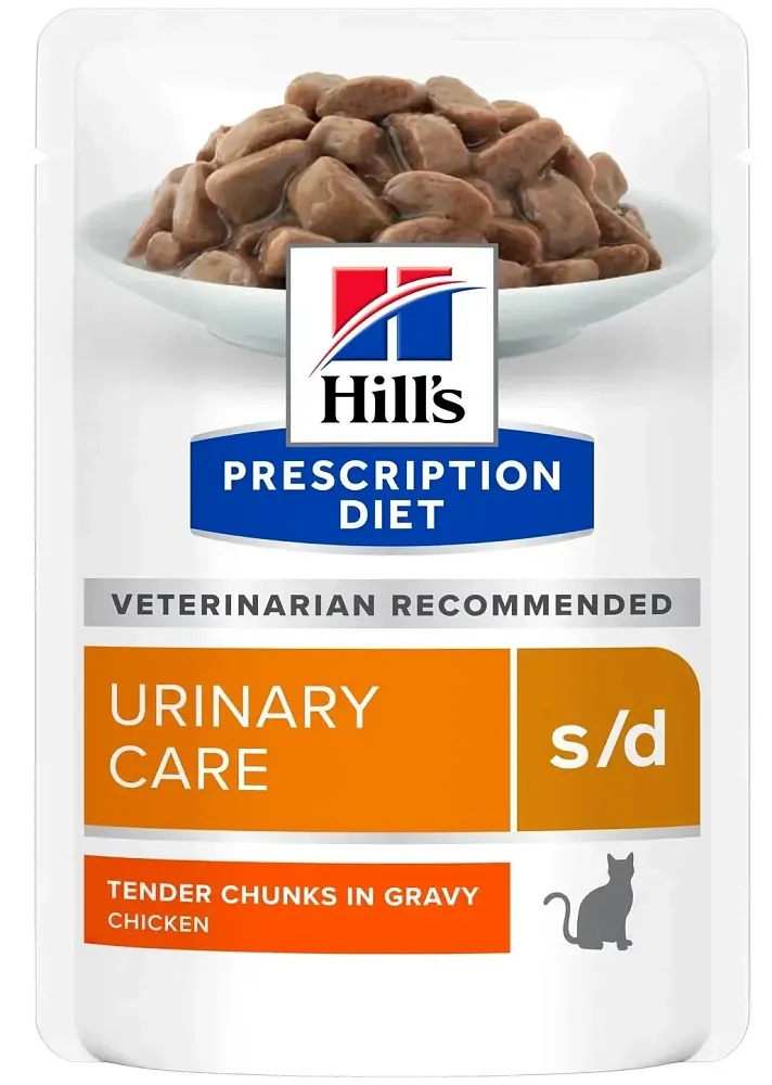 Hill"s Prescription Diet s/d Urinary Care Влажный корм для кошек (Курица), 85 г