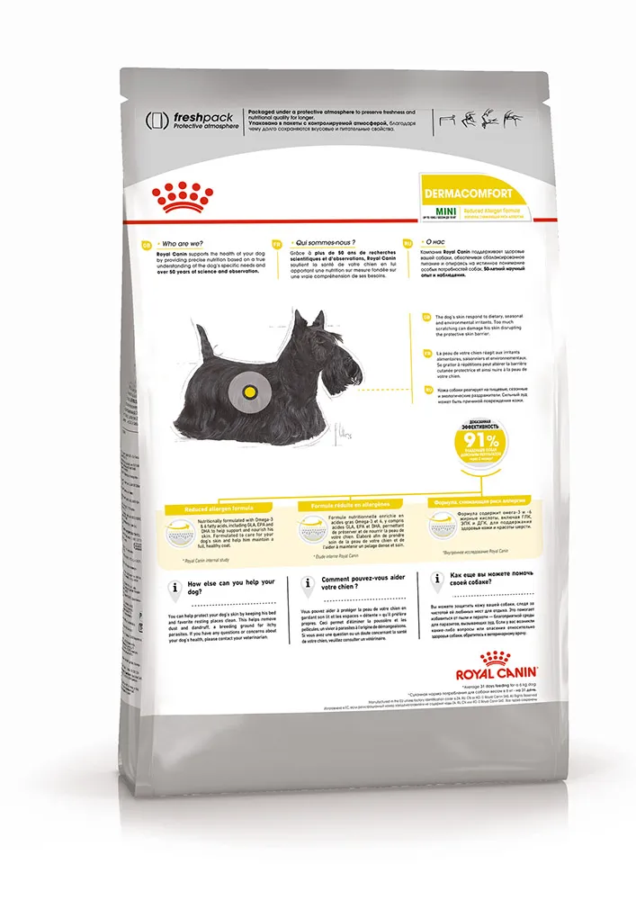 Корм Royal Canin Mini Dermacomfort для собак