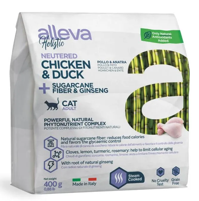 Alleva Holistic Neutered Adult Cat (Курица и утка)