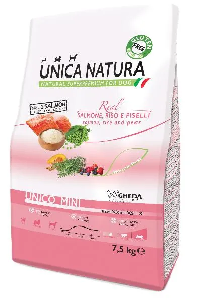 Unica Natura Unico Mini (Лосось, рис и горох)