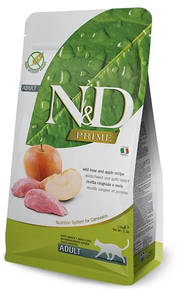 Корм Farmina N&D GF Prime Cat (Кабан и яблоко) для кошек
