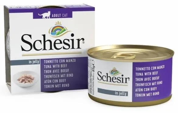 Schesir Tuna Beef (Тунец, говядина) 85 г