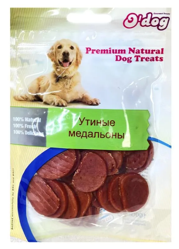 O'dog Лакомство Утиные медальоны