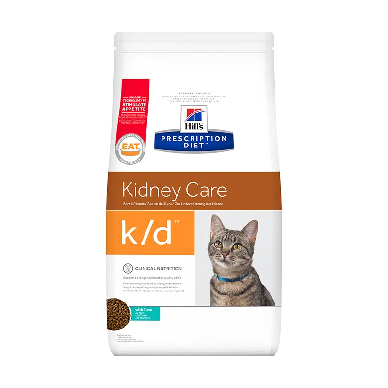 Hill's Prescription Diet k/d Kidney Care для кошек (тунец)