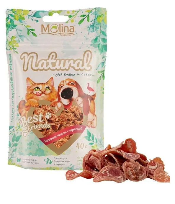 Molina Утиные чипсы с треской