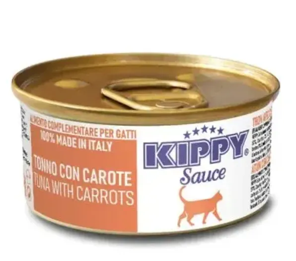 Kippy Sauce Cat Тунец с морковкой в соусе, 70 г