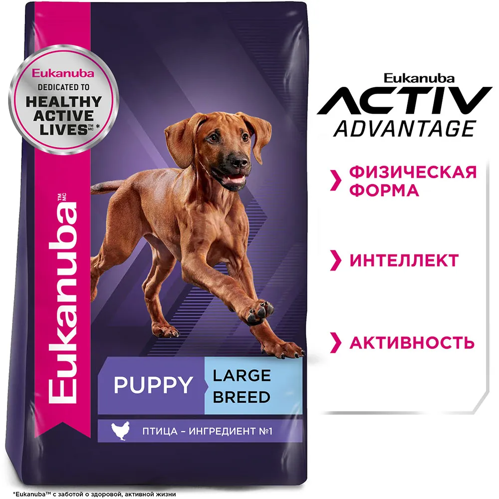Eukanuba Puppy Large Breed (Птица)