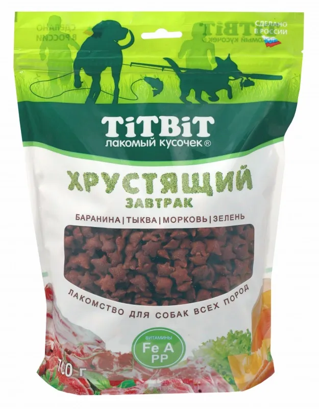 ТИТБИТ Хрустящий завтрак с бараниной