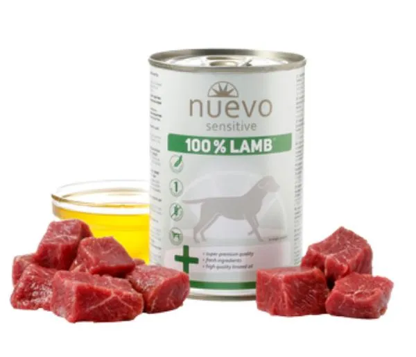 Nuevo Sensitive 100% Lamb dog 400 гр
