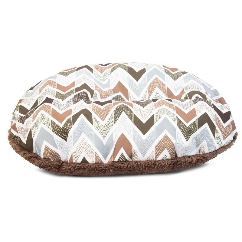 Triol Лежанка овальная Осенняя классика, коричневая