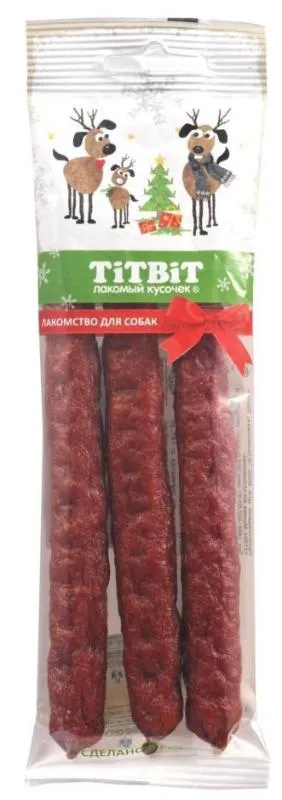 ТИТБИТ Колбаски Любительские для собак (Новогодняя коллекция)