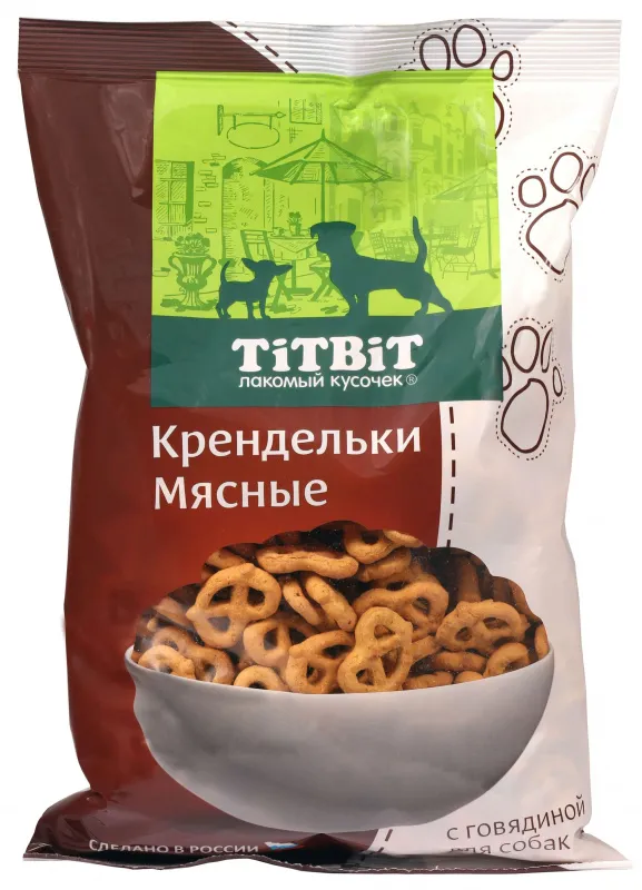 ТИТБИТ Крендельки мясные с говядиной