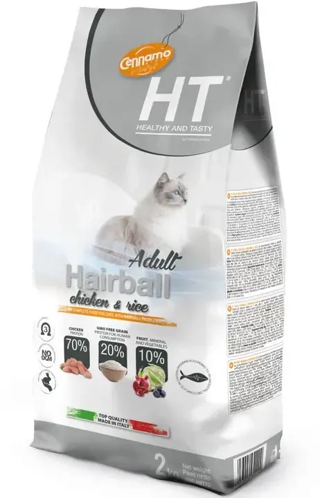 Cennamo HT Adult Cat Hairball (Курица, рис)