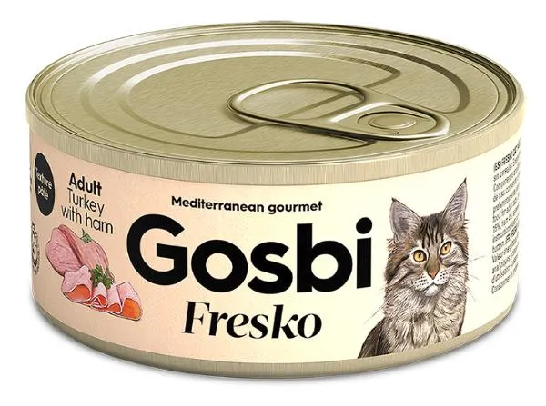 Gosbi Fresko Cat (Индейка и ветчина) 70 г