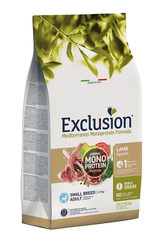 Exclusion Monoprotein Noble Grain Adult Small (Ягненок)
