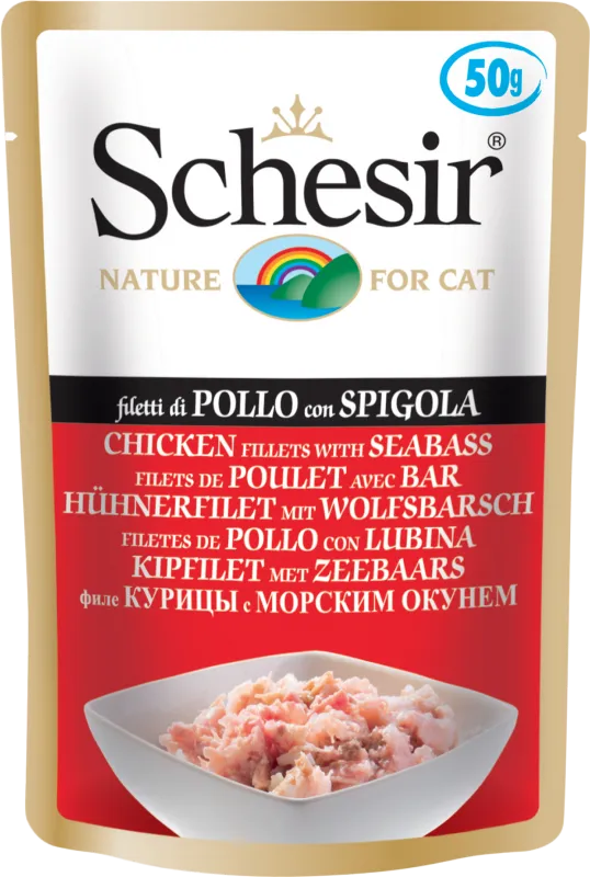 Schesir Chicken Seabass (Цыпленок, окунь) 50гр