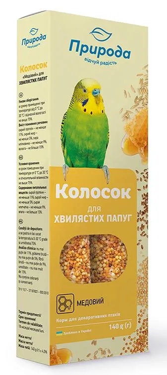 Природа Колосок Медовый для волнистых попугаев